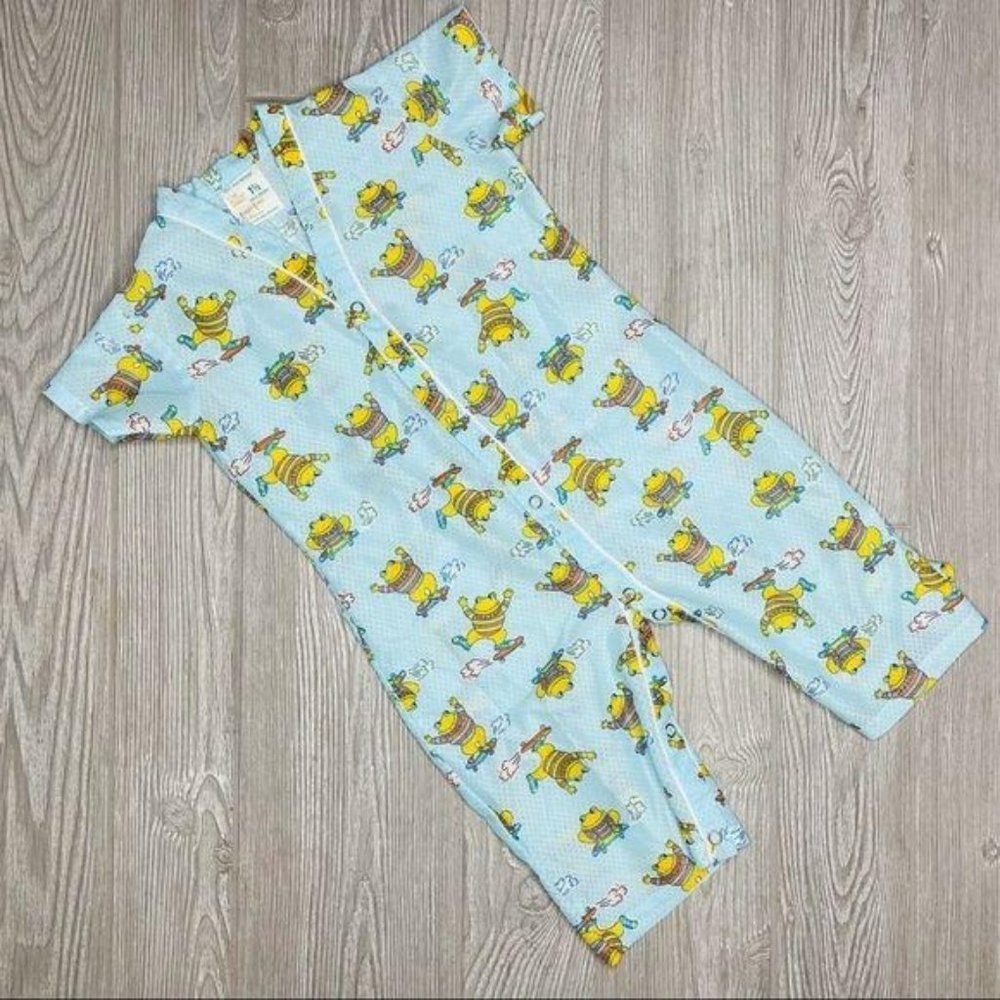 Vintage jc penney toddle time frog pajamas jumper 18m